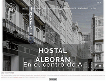 Tablet Screenshot of hostalalboran.es